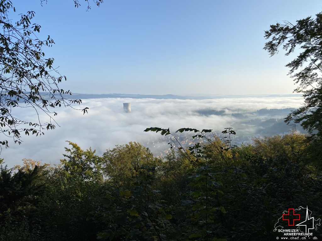 Unser Strick unter dichtem Nebel