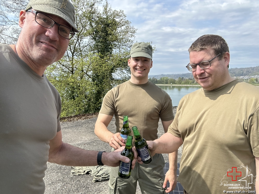 Zur Feier ein Bier