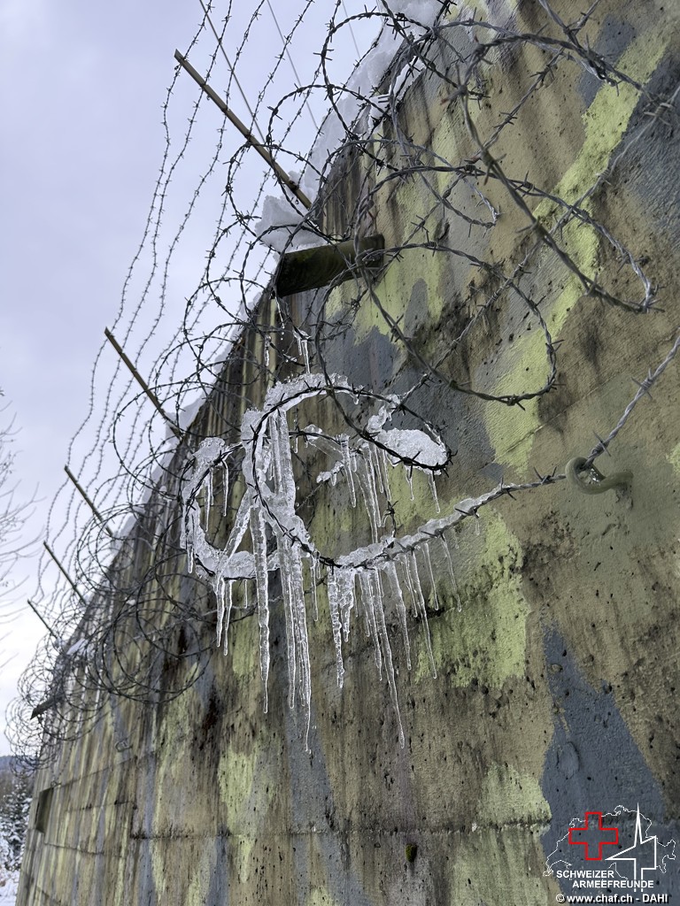 Kirchtannen Eiszapfenskulptur